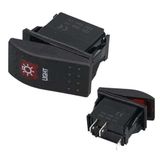 Lamba Sembollü Işıklı 3 Pinli On-Off 12-24V Marin Switch