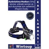 #Lamba Tx6 Led 300 Metre Metal Av Kamp Feneri 800 Lümen Profesyonel Şık T6 Şarj Zoomlu Kafa Lambası