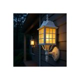 Lambada 232Lamp Modern Lüks Kafes Beyaz Fener Duvar Bahçe Duvarı Dış Mekan Aplik Armatür