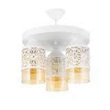Lambadar 3523-3WHTBALCAM Balcam Üçlü Spor Model Modern Retro Rustik Avize