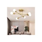 Lambadar Akrobat Çapraz Model Plafonyer Tavana Monte Ahtapot Altılı Avize Eskitme Tek Ebat 30 X 60 3598-6Eskcapraz