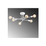 Lambadar Altılı Akrobat Çapraz Model Plafonyer Tavana Monte Ahtapot Avize Beyaz Tek Ebat 30 X 60 3598-6Whtcapraz
