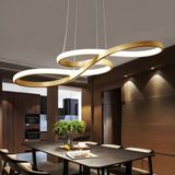 Lambadar Bacco Model Modern Sarkıt LED Beyaz Işık Ultra Power LED Avize Salon Mutfak Oda Hol Ledli Avize - Gold