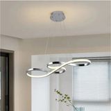 Lambadar Bacco Model Modern Sarkıt LED Beyaz Işık Ultra Power LED Avize Salon Mutfak Oda Hol Ledli Avize - Krom
