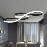 Lambadar Bacco Model Modern Sarkıt LED Beyaz Işık Ultra Power LED Avize Salon Mutfak Oda Hol Ledli Avize - Siyah