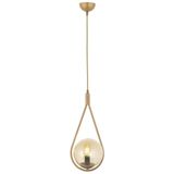Lambadar Damla Model Modern Gold Tekli Glop Balcam Camlı Sarkıt Avize Goldbalcam Tek Ebat 0045-1Goldglopbalcam