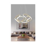 Lambadar Drone Model Modern Sarkıt Led Beyaz Işık Ultra Power Led Avize Salon Mutfak Oda Hol Ledli Hol Avize Gold Tek Ebat 45 X 70 0014-Drone-Gold-Sarkit