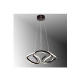 Lambadar Drone Model Modern Sarkıt Led Beyaz Işık Ultra Power Led Avize Salon Mutfak Oda Hol Ledli Hol Avize Siyah Tek Ebat 45 X 70 0014-Drone-Blk-Sarkit