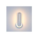 Lambadar Elips Plafonyer Modern Led Beyaz Işık Ultra Power Led Avize Salon Hol Yatak Odası Ledli Aplik Avize Beyaz Tek Ebat 0019-Elips-Plafonyer-Wht-Aplik