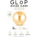 Lambadar Glop Bal Avize Camı Globe Cam E27 Yedek Parça ( Cam ) - 1 - Bal Rengi