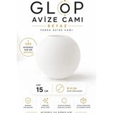 Lambadar Glop Beyaz Avize Camı Globe Cam E27 Yedek Parça ( Cam ) - 1