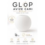 Lambadar Glop Beyaz Avize Camı Globe Cam E27 Yedek Parça ( CAM )