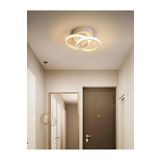 Lambadar Hollyuv Model Tekli Plafonyer Led Beyaz Işık Ultra Power Led Avize Salon Mutfak Oda Hol Ledli Avize Beyaz Tek Ebat 0017-Holl-Yuv-Wht