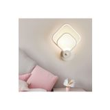 Lambadar İç içe Kare Plafonyer Led Beyaz Işık Ultra Power Led Avize Salon Hol Yatak Odası Ledli Aplik Avize