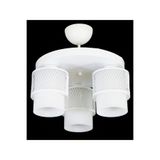 Lambadar Ikili Beyaz Cam Kafes Model Modern Plafonyer Avize Beyaz Tek Ebat 3541-3Whtyuvkafesbeyazcam