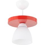 Lambadar Ikili Yuvarlak Kırmızı Spor Model Modern Avize - 1