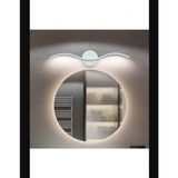 Lambadar Kıvrım Model Modern LED Beyaz Işık Ultra Power LED Avize Salon Hol Yatak Odası Ledli Aplik Avize - Siyah