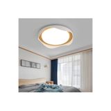 Lambadar Logos Model Özel Tasarım 52 Cm Büyük Boy Modern 3 Renk(BEYAZ-GÜN IŞIĞI-SARI) Plafonyer Led Avize