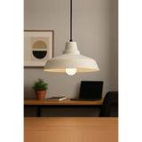 Lambadar Lunora Metal Tekli Krem Sarkıt Avize Retro Model Modern Endüstriyel Mufak Hol Cafe Salon Avize