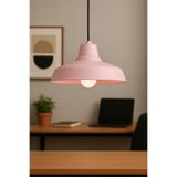 Lambadar Lunora Metal Tekli Pembe Sarkıt Avize Retro Model Modern Endüstriyel Mufak Hol Cafe Salon Avize