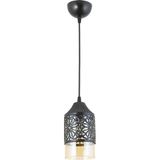 Lambadar Papatya Desen Spor Model Modern Avize - Siyah - 1