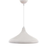 Lambadar Retro Rustik Model Modern Metal Tekli Beyaz Sarkıt Avize Cafe Beyaz Tek Ebat 35 X 74 3506-Svm101W