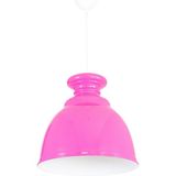 Lambadar Retro Rustik Model Modern Metal Tekli Sarkıt Avize Cafe - Pembe - 1