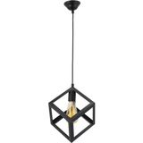 Lambadar Rustik Retro Model Geometrik Sarkıt Metal Küp Avize - Eskitme