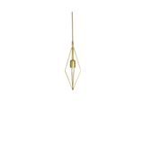 Lambadar Rustik Retro Model Geometrik Sarkıt Metal Plazma Avize Gold Tek Ebat 3504-1Goldplazma