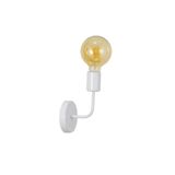 Lambadar Rustik Retro Modern Model Şık Beyaz Aplik Camsız Nocolor-Dcc600C5 Tek Ebat 3523-Aplik8Wht