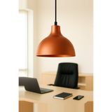 Lambadar Shine Metal Tekli Bakır Sarkıt Avize Retro Rustik Model Modern Endüstriyel Mufak Hol Ofis Cafe Avize