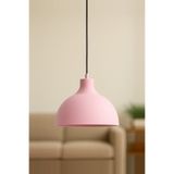Lambadar Shine Metal Tekli Pembe Sarkıt Avize Retro Rustik Model Modern Endüstriyel Mufak Hol Ofis Cafe Avize