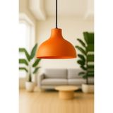 Lambadar Shine Metal Tekli Turuncu Sarkıt Avize Retro Rustik Model Modern Endüstriyel Mufak Hol Cafe Avize