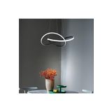 Lambadar Sonsuzluk Model Tekli Sarkıt Led Beyaz Işık Ultrapower Led Avize Salon Mutfak Oda Hol Ledli Avize Siyah Tek Ebat 35 X 65 0002-Sonsuzluk1Blksarkit