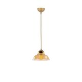 Lambadar Special Model Tekli Gold Modern Bal Camlı Sarkıt Avize Gold1 Tek Ebat 30 X 70 3507-1Goldgbalcam