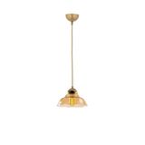 Lambadar Special Model Tekli Gold Modern Bal Camlı Sarkıt Avize