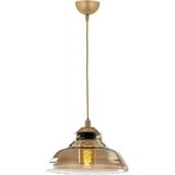 Lambadar Special Model Tekli Gold Modern Füme Camlı Sarkıt Avize