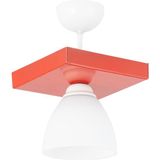 Lambadar Tekli Kare Kırmızı Spor Model Modern Avize - 1