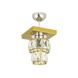 Lambadar Tekli Kristal Taşlı Modern Spor Model Eskitme Avize Eskitmeeee Tek Ebat 0084-1Kareesktasli