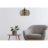 Lambadar Tekli Modern Magic Model Balcamlı Tekli Sarkıt Gold Avize
