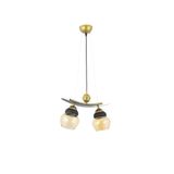 Lambadar Tekli Modern Tarz Kayık Model Metal Camlı Sarkıt Avize Nocolor-2B7C31Ed Tek Ebat 3562-2Gold