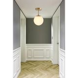 Lambadar Tekli Modern Tasarım Glop Camlı Avize Eskitme Tek Ebat 30 X 60 3594-1Eskglopbeyazcam