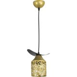 Lambadar Tekli Paparta Motif Kayık Model Tarz Sarkıt Avize - Gold - 1