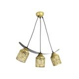 Lambadar Tekli Paparta Motif Kayık Model Tarz Sarkıt Avize Gold Tek Ebat Unisex 3563-3Goldpapatya