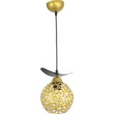 Lambadar Tekli Selçuklu Motif Kayık Model Tarz Sarkıt Avize - Gold - 1