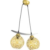 Lambadar Tekli Selçuklu Motif Kayık Model Tarz Sarkıt Avize - Gold - 2