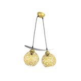 Lambadar Tekli Selçuklu Motif Kayık Model Tarz Sarkıt Avize Gold Tek Ebat Unisex 3563-2Goldselcuk