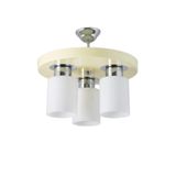 Lambadar Üçlü Modern Spor Model Yuvarlak Tepsi Krem Avize Nocolor-C8C0F73C Tek Ebat 3501-3Crm
