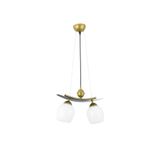 Lambadar Üçlü Modern Tarz Kayık Model Metal Camlı Sarkıt Avize Nocolor-248558C6 Tek Ebat 3560-2Gold