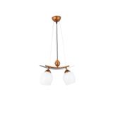 Lambadar Üçlü Modern Tarz Kayık Model Metal Camlı Sarkıt Avize Nocolor-3Ff0235B Tek Ebat 3560-2Bakir